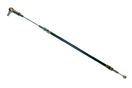 Kabelset, Innenzug und Aussenhülle mit ton Ø7x6mm, Länge Innenzug 295 mm, Aussenhülle 185 mm, mit Gewinde an beide Seiten.