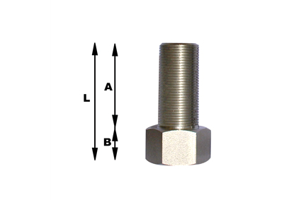 Adapter 1 Rostfrei Ø12mm