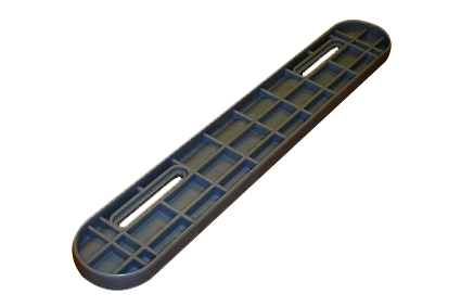 Kunststofff Unterlegschüssel, schwarz, Schlitz 200-250mm, für Armlehne A.IP.AP.1001 und A.IP.AP.1003 