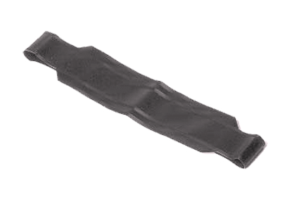 Wadenband, universal, mit Klettband, schwarz, Länge 37-60 cm 