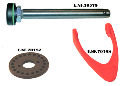 Edco Stoplock Nabe, roter Bremshebel 